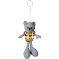 R73840 - Brelok odblaskowy Teddy, szary 